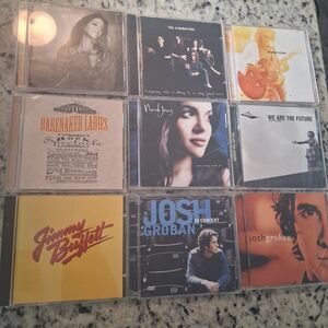 Music CD Lot of 9 Norah Jones Cranberries Josh Groban Sheryl Crow Buffett